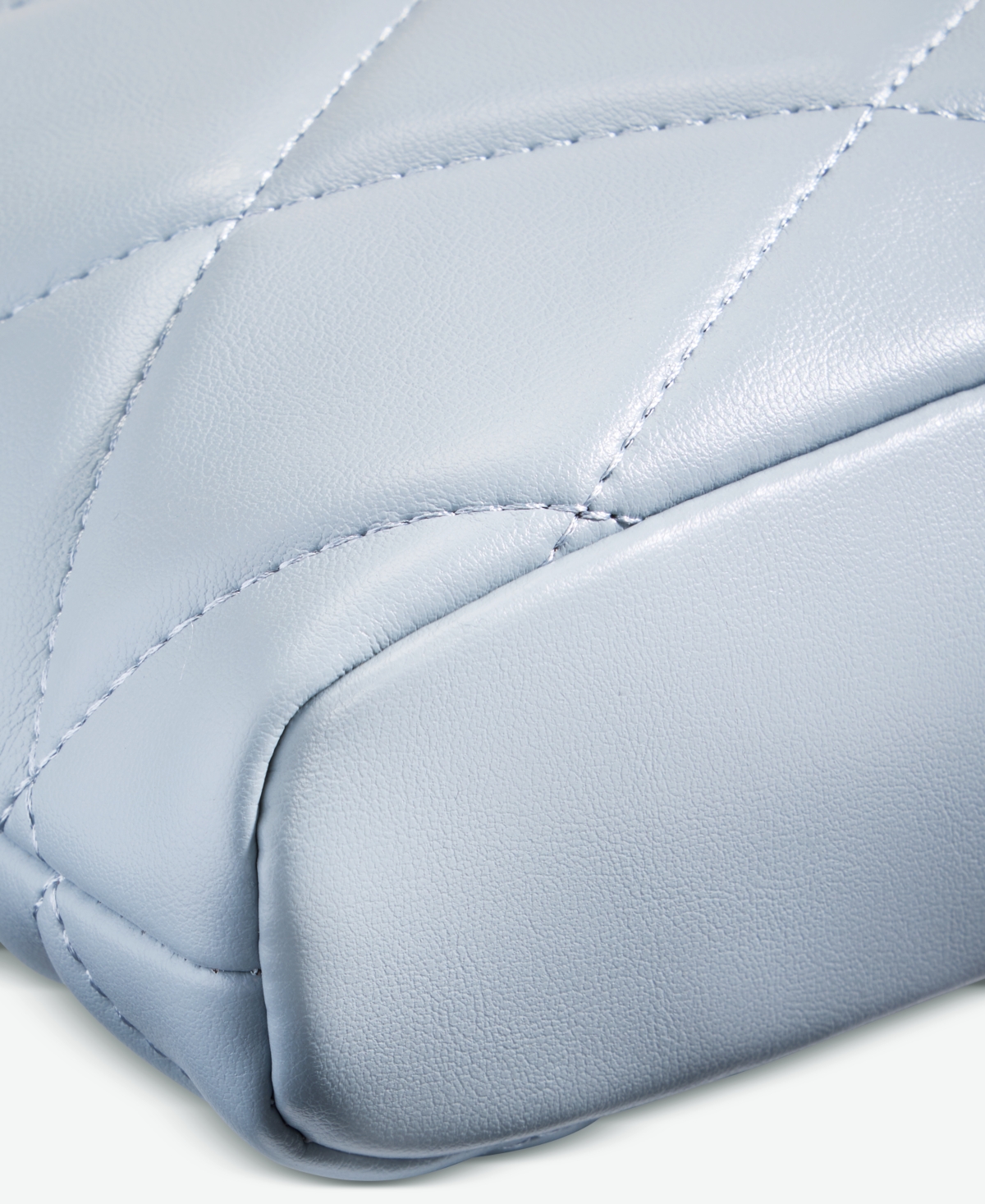 Giani Bernini Small Quilted North South Crossbody, Exclusively At Macy's In Gray