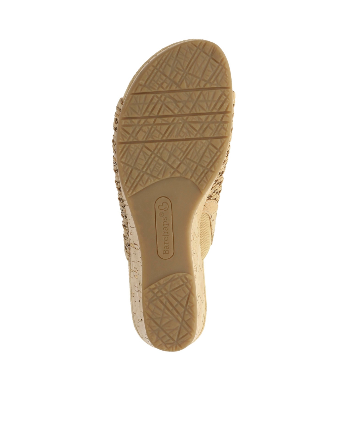 Shop Baretraps Women's Flossey Slide Wedge Sandals In Natural Cork