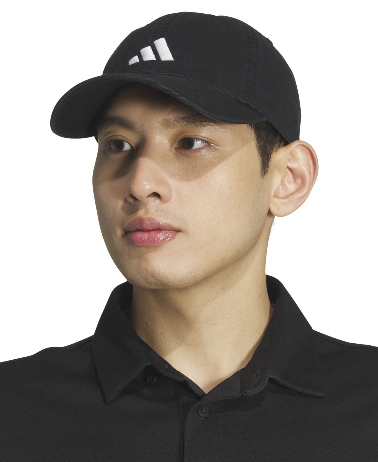 Мужская кепка adidas Ultimate 3 Embroidered Logo, цвет: Чёрный / Белый — фото 1