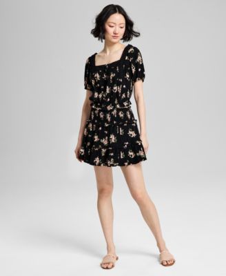 And Now This - Women's Floral Print Tiered Mini Skirt, Exclusively at Macy's