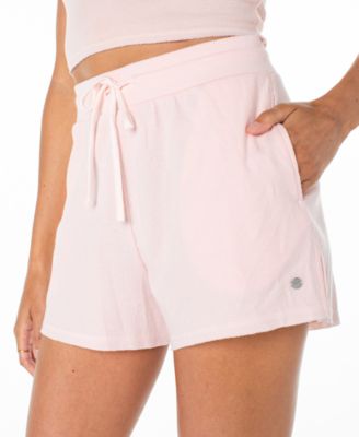Juniors' Midnight Moon Striped Drawstring Shorts