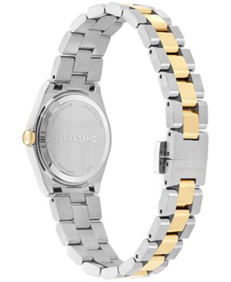Women's Swiss Vega Upper East Two-Tone Stainless Steel Bracelet Watch 28mm