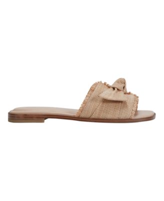 Women's Fineya Bow Flat Slide Sandals
