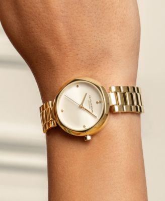 Women's Dimension Gold Tone Bracelet Watch, 32mm