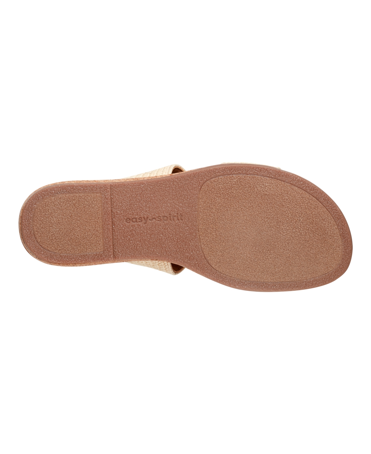 Shop Easy Spirit Women's Lana Double Band Flat Slingback Sandals In Light Natural