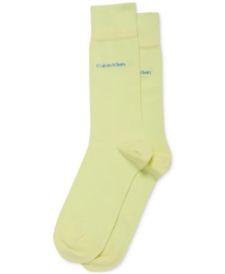 Men's Socks, Giza Cotton Flat Knit Crew