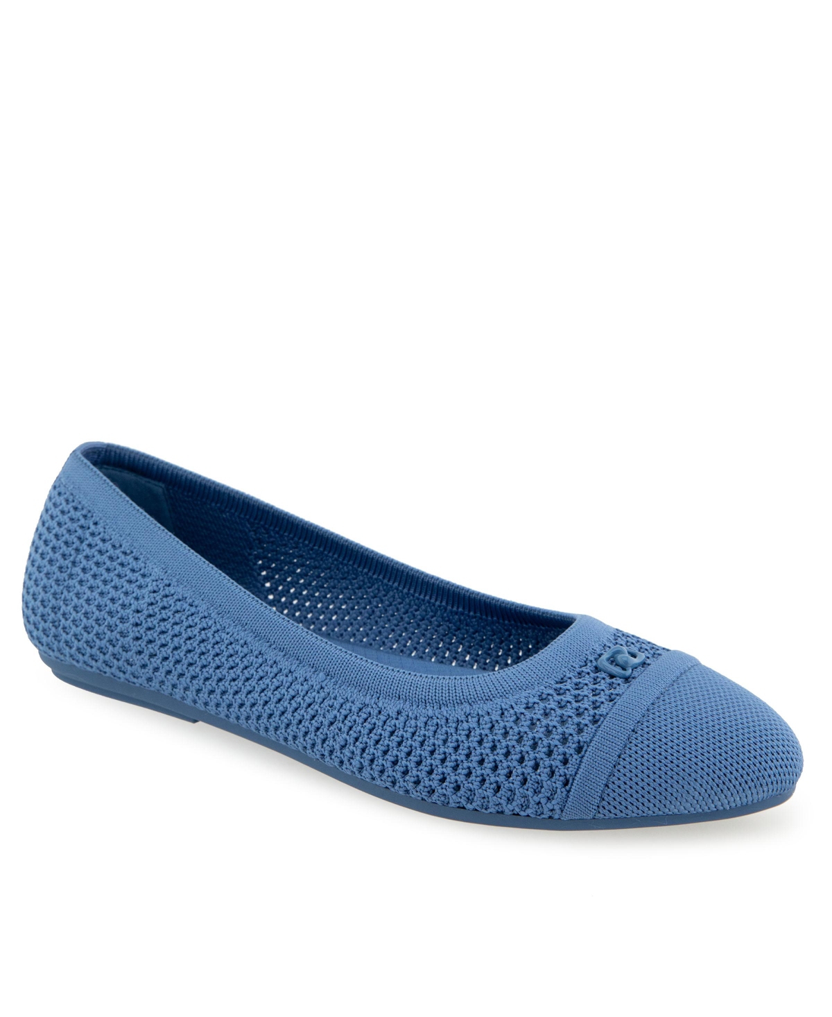 AEROSOLES WOMEN'S ANNELIE ROUND TOE BALLET FLATS 