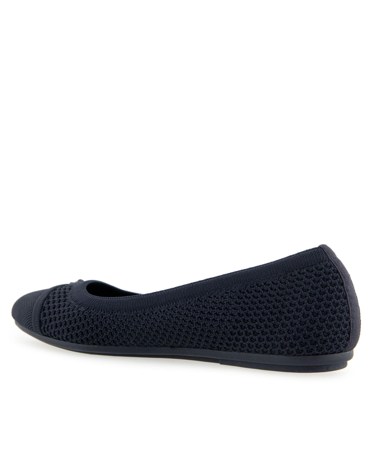 AEROSOLES WOMEN'S ANNELIE ROUND TOE BALLET FLATS 