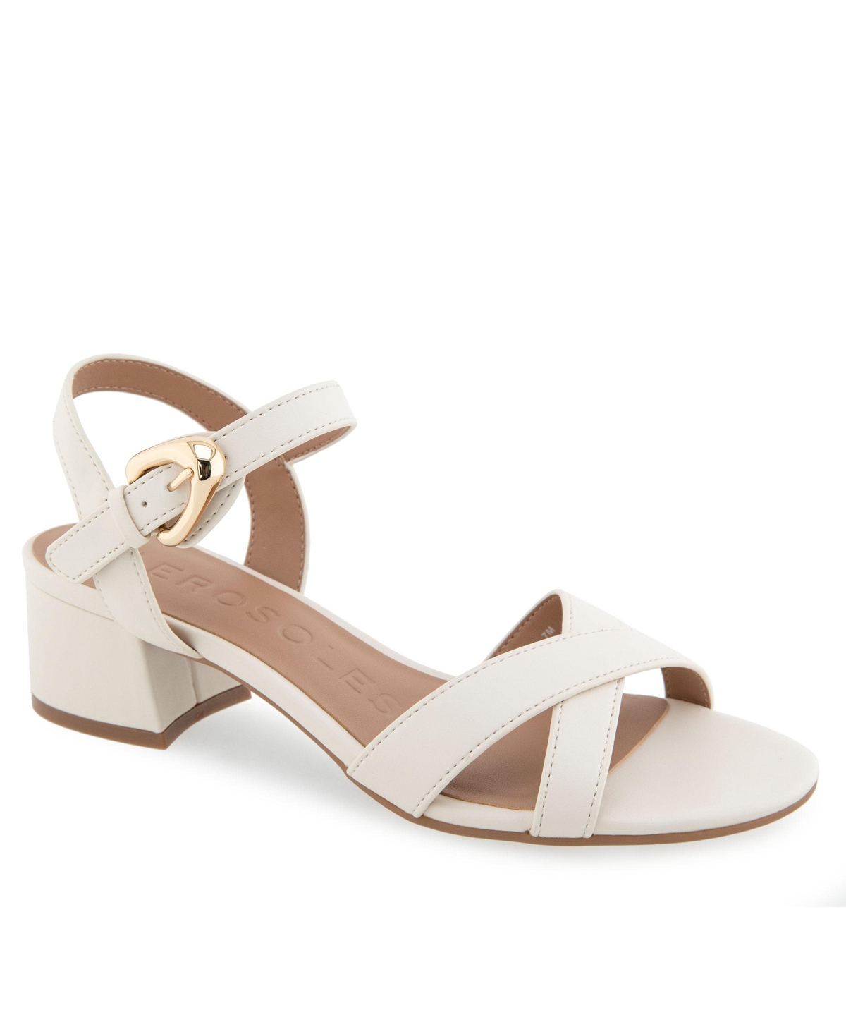 AEROSOLES WOMEN'S CINZIA ROUND TOE DRESS SANDALS 