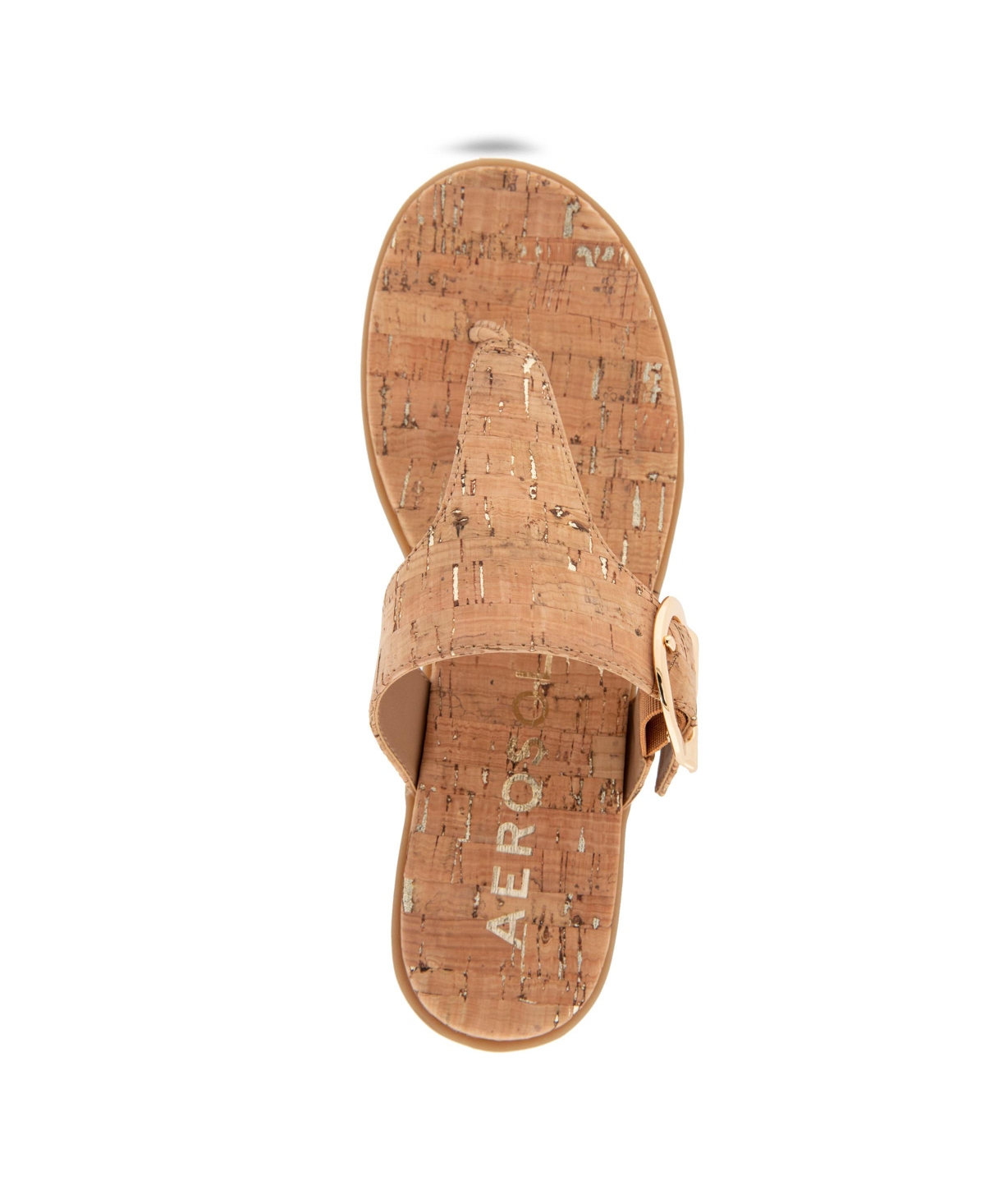 AEROSOLES WOMEN'S IZOLA ROUND TOE WEDGE SANDALS 