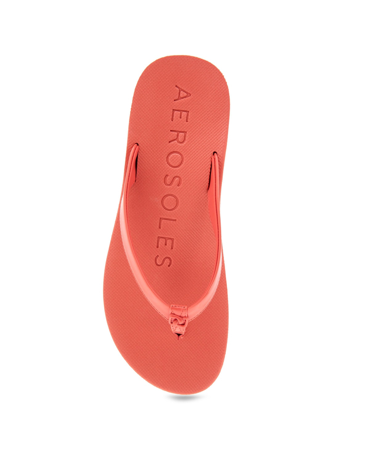 Shop Aerosoles Women's Jace Round Toe Thong Sandals In Coral