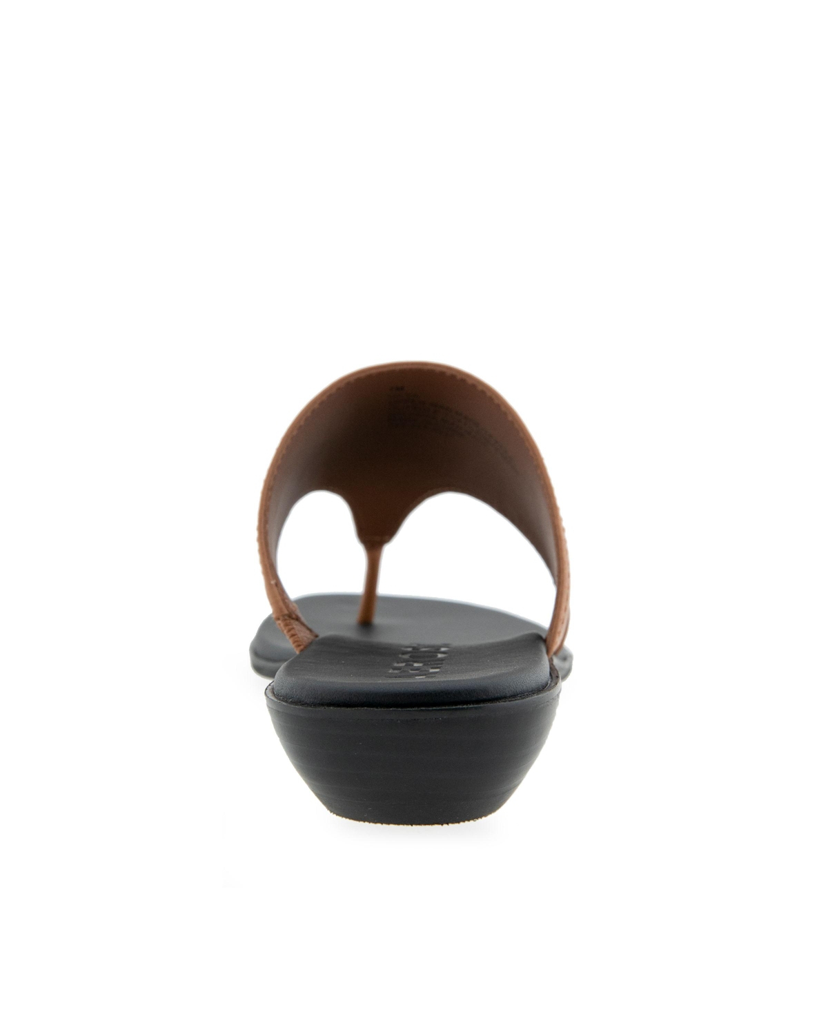 AEROSOLES WOMEN'S GESA ROUND TOE THONG SANDALS 