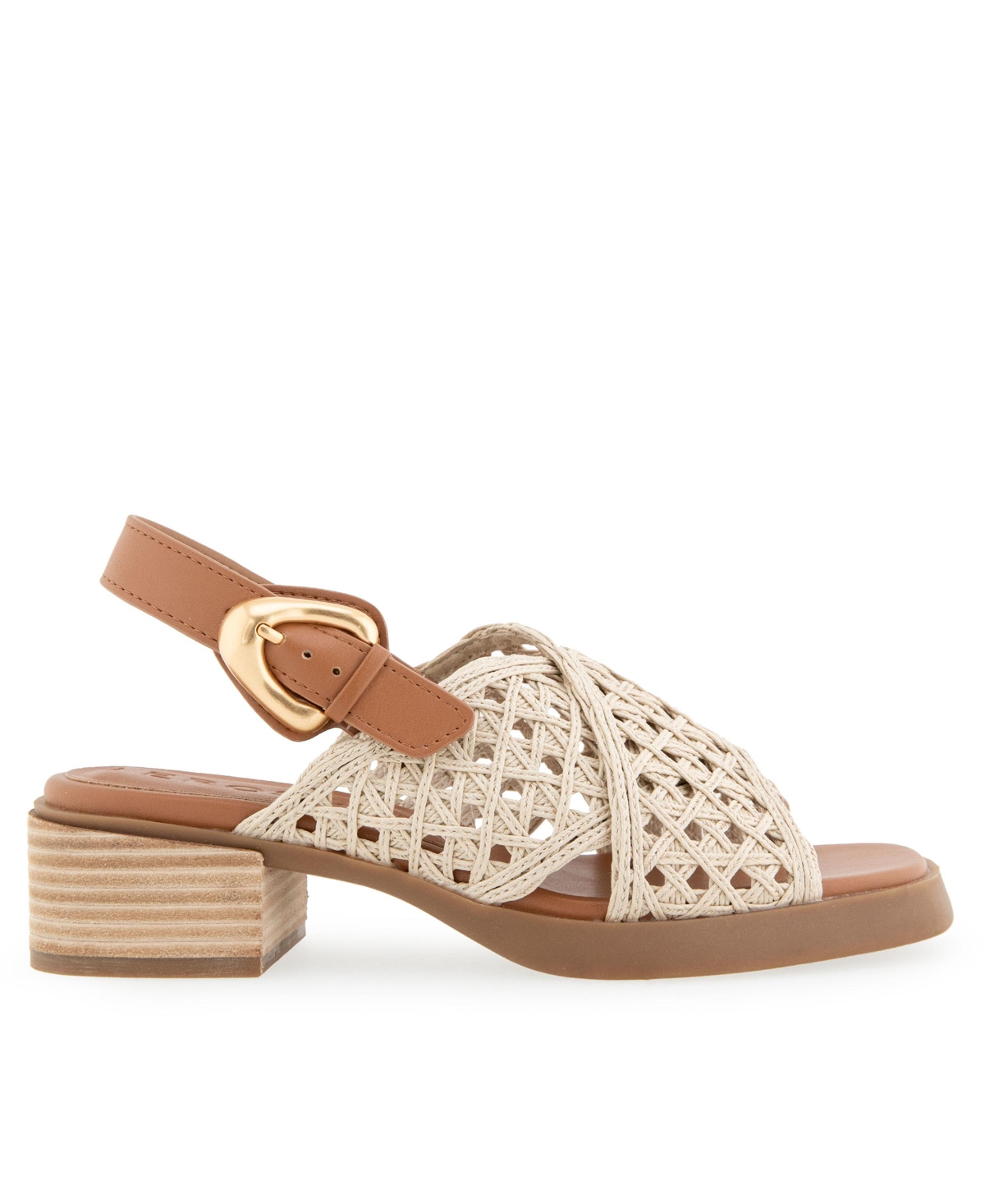 AEROSOLES WOMEN'S DEMI BLOCK HEEL SANDALS 