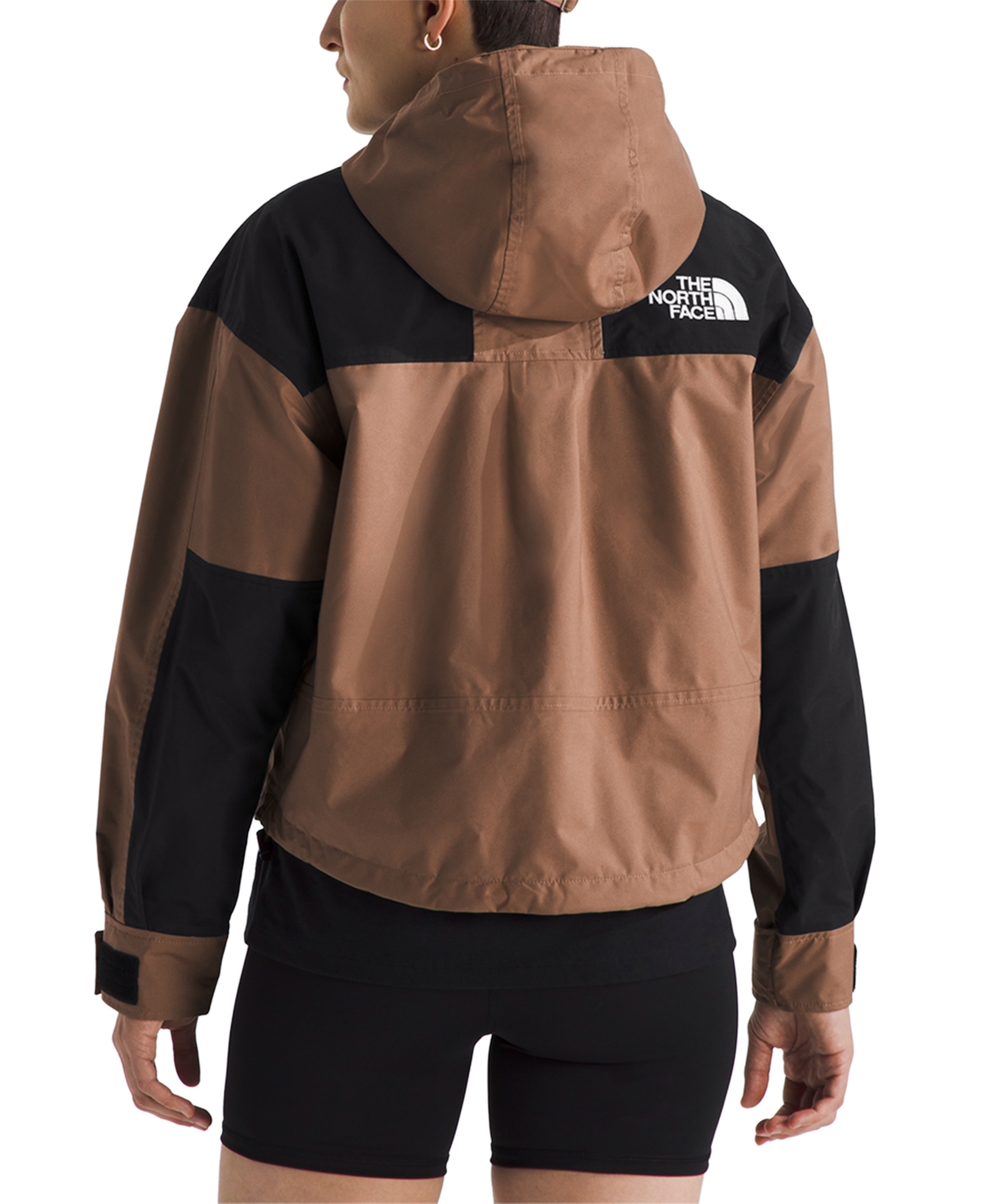 Shop The North Face Women's Reign On Jacket In Latte,tnf Black