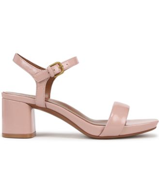 NATURALIZER[ナチュラライザー] Itzy Women's Sandals - Pink Naturalizer Izzy Ankle Strap Low-Heel Dress Sandals - Macy's
