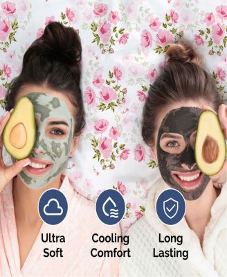 4 Piece Microfiber Floral Sheet Set - King