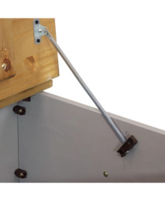 Indoor Trunk with Handles - Solid Pine Construction - Gray - 39.5" W