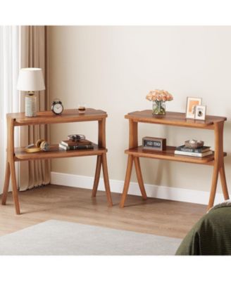 Narrow Side Table Set for Living Room