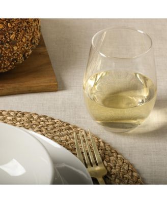 Bellini Glass 12 Piece All Purpose Stemless Red, White, Water, Beverage Glasses/Tumbler - Set of 12