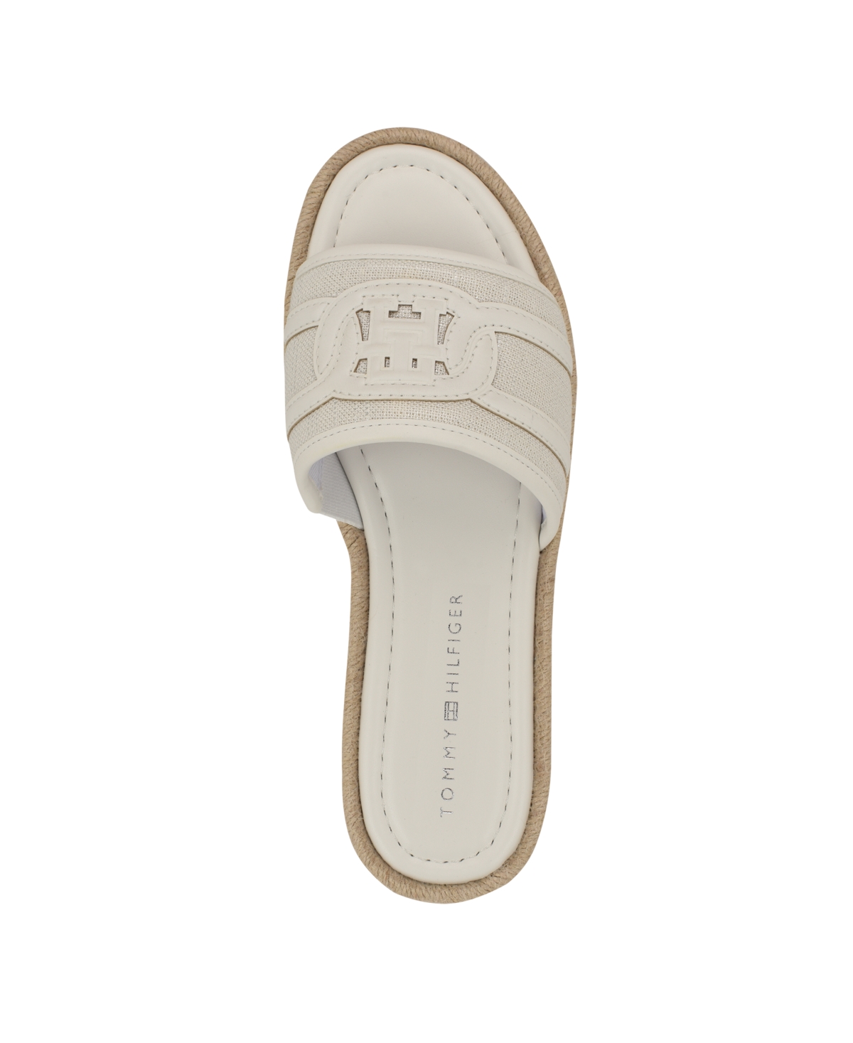 TOMMY HILFIGER WOMEN'S HADJEA ESPADRILLE SLIP-ON FLAT SANDALS 