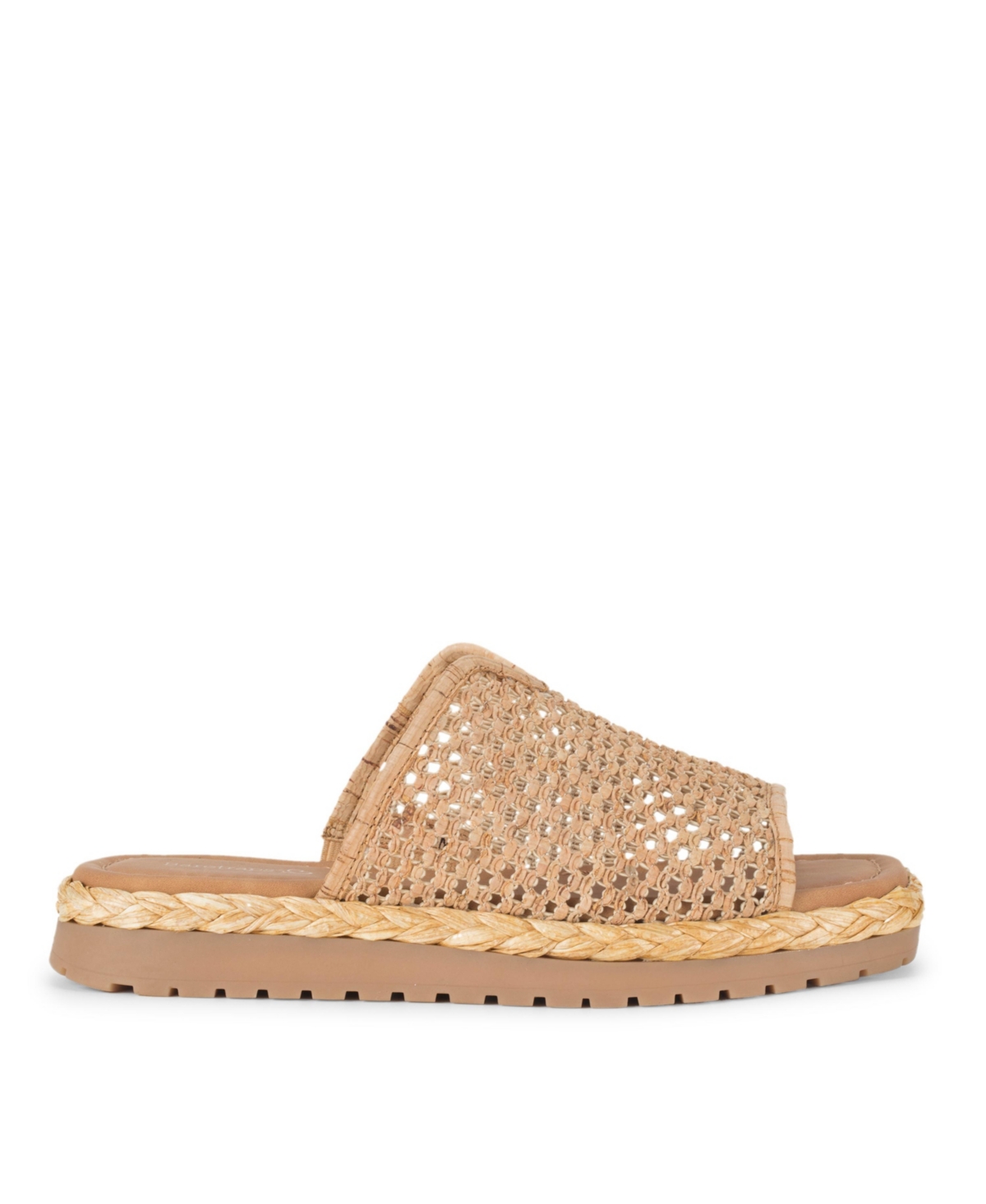 Shop Baretraps Women's Tasmine Slide On Flat Sandals In Natural Cork
