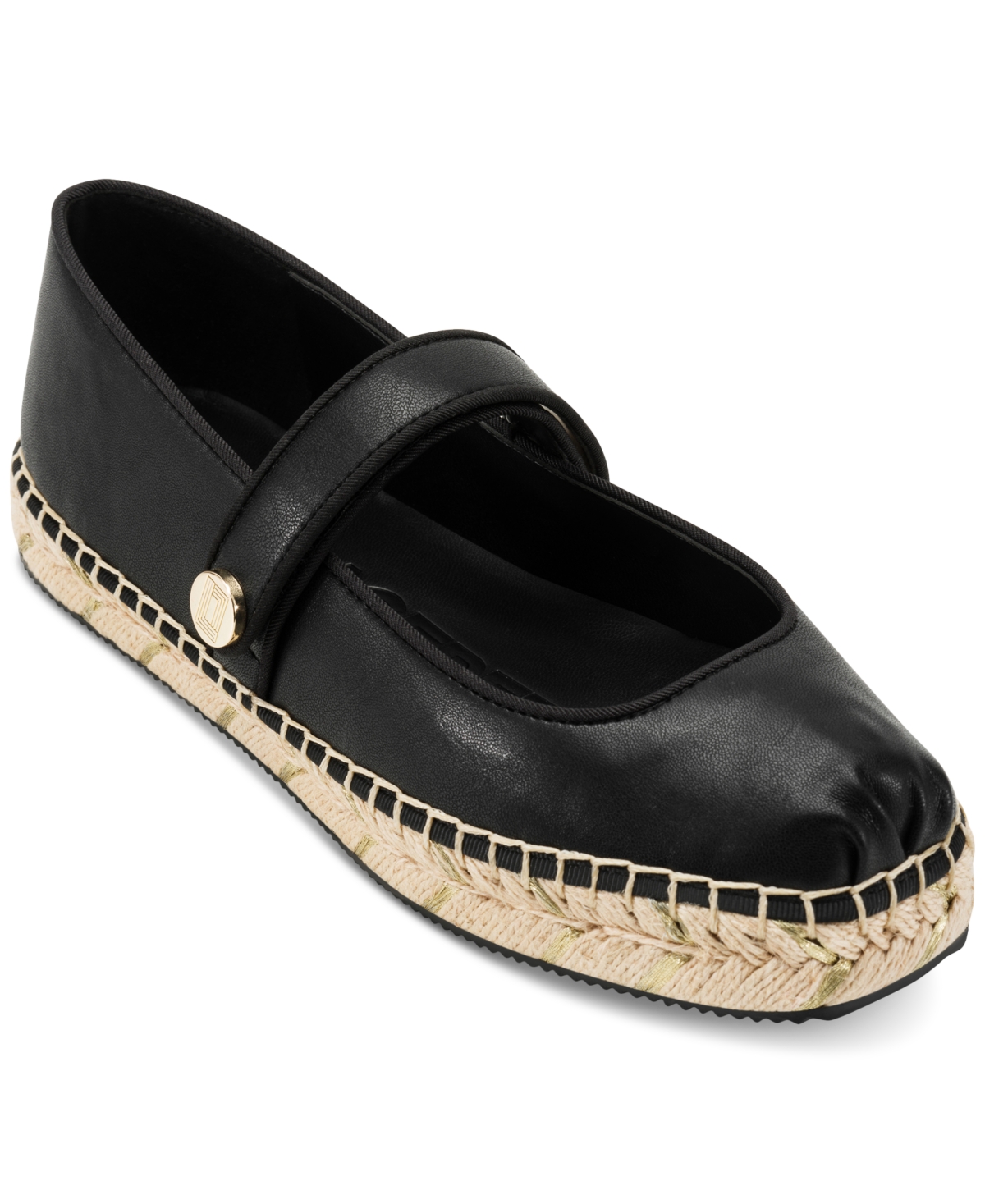 Karl Lagerfeld Paris Women's Mikai Espadrille Flats - Black