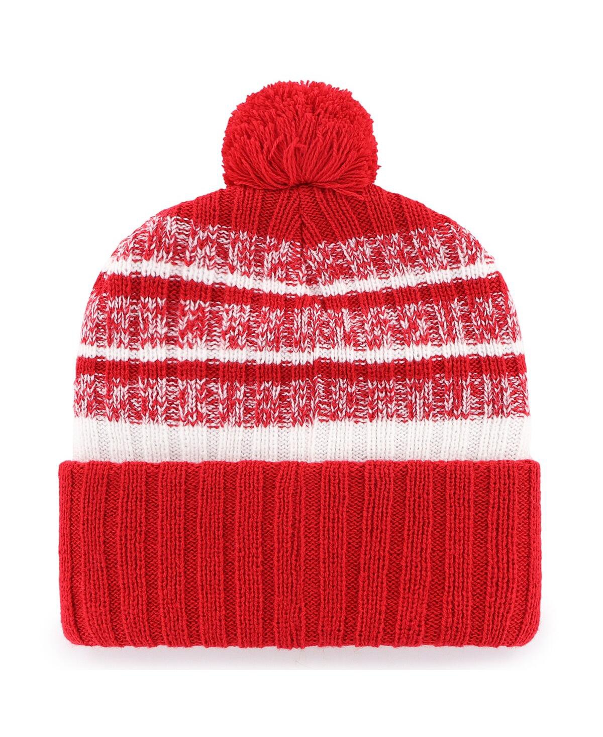 47 Brand Men's Red Kansas City Chiefs Super Bowl Lix Tavern Cuffed With Pom Knit Hat In Red