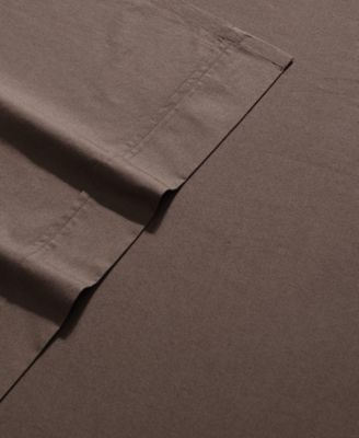 CLOSEOUT! Washed 200-Thread Count Cotton 3-Pc. Sheet Set, Twin