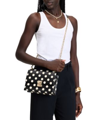 kate spade new york - Deco Dot Small Leather Chain Crossbody