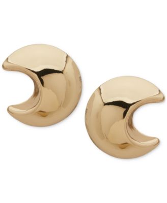 Anne Klein - Puffy Large Dome Button Clip Earrings