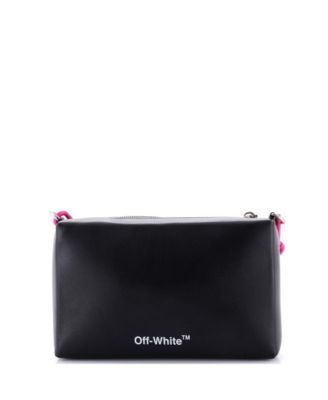  Block Pouch Shoulder Bag Printed Leather