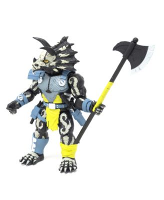 Boss Fight Studio Saurozoic Warrior Triax Skiver Night Lands Deco - Futuristic, Armored Dinosaur Hero – Highly Articulated, Posable Collectible Action Figure & Accessories – 6 Inch Scale 1:12, Ages 8+
