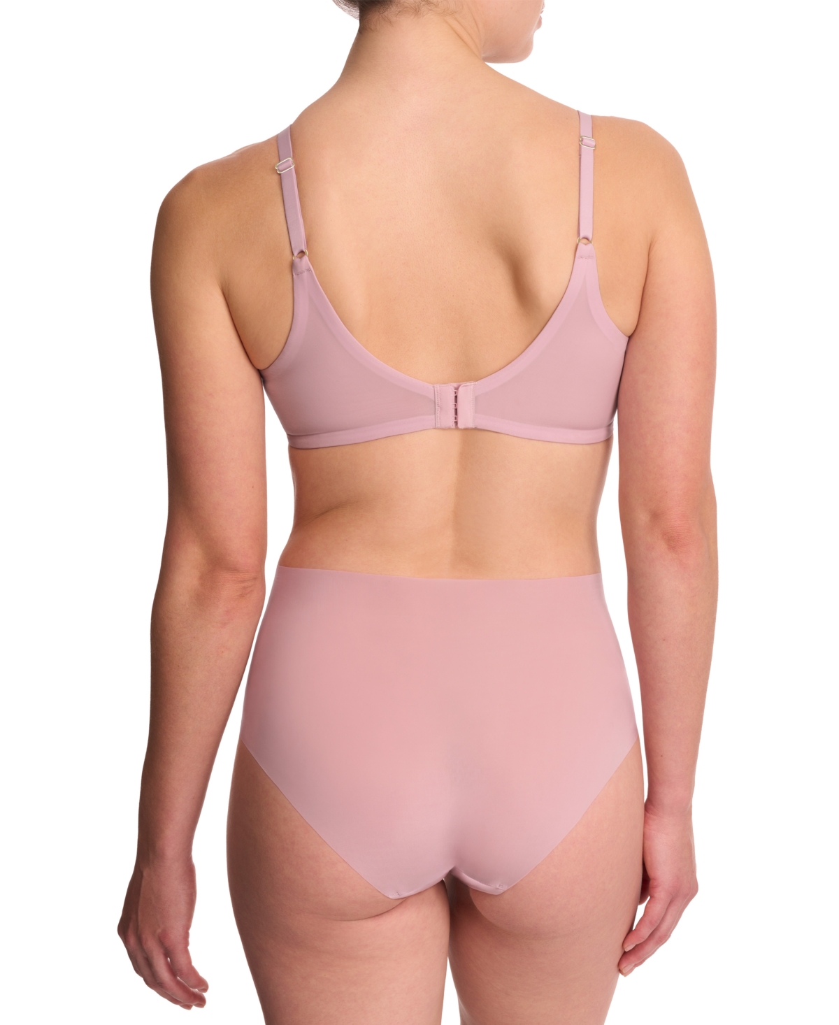 Natori Cloud Comfort Underwire Back Smoothing Bra In Rose Mist