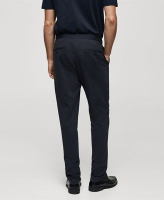 Men's Slim-Fit Suit Pants