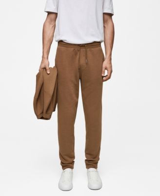 MANGO - Men's Cotton Drawstring Joggers