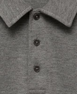 Men's Regular-Fit Polo-Collar Pullover