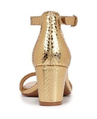 Women's Vera Block Heel Ankle Strap Dress Sandals