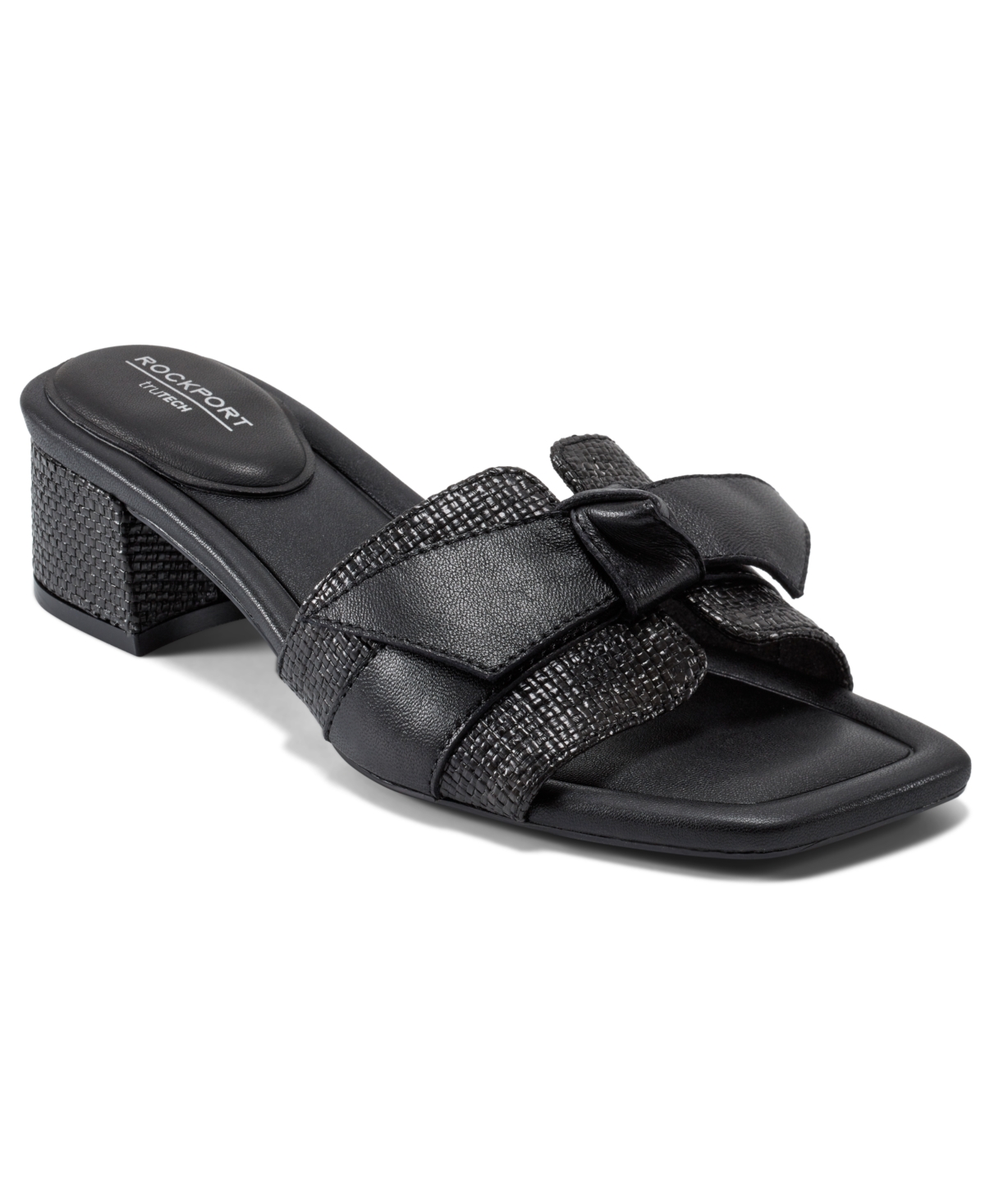 Rockport Women's Carsie Square Toe Dress Sandals - Black