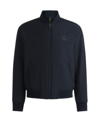 A*u様 BOSS PORSCHE ナイロンジャケット ネイビー Porsche x BOSS Men's Regular-Fit Canvas Jacket - Macy's