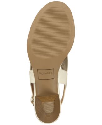 Holliee Cone-Heel Slingback Dress Sandals