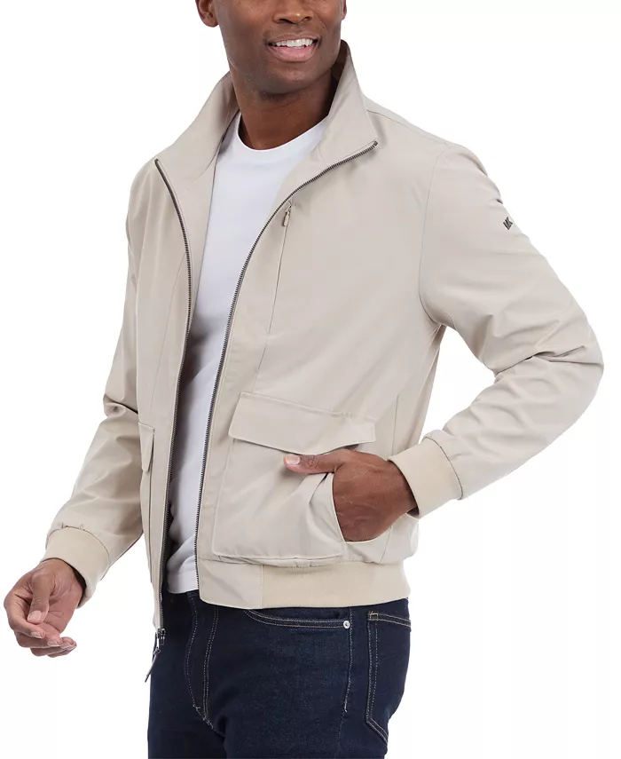 Men's Solid-Color Stand-Collar Hipster Jacket - thumbnail 4