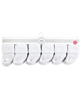 Cotton Rich Baby Terry Socks 24-Pack