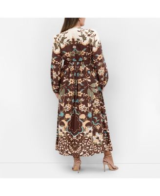 Women's Florence Placement Maxi Dress