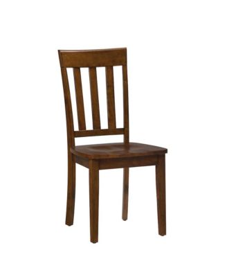 Simplicity Solid Wood Classic Slat Back Dining Chair (Set of 2)