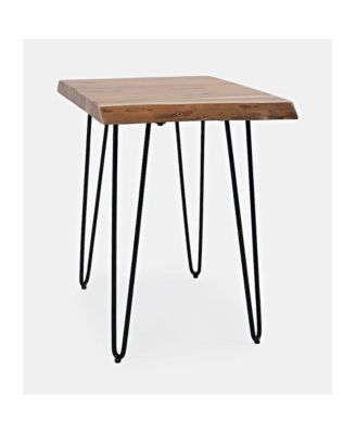 Nature's Edge Solid Acacia Chairside Table