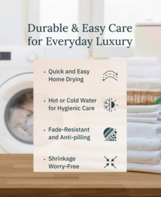 Luxury Duvet Cover Only - 400 Thread Count 100% Cotton Sateen Comforter Cover, Button Closure and Corner Ties by - Twin/Twin XL