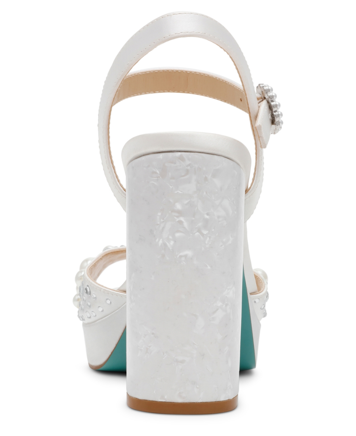 Shop Betsey Johnson Avian Platform Dress Sandals In Ivory