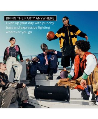 ULT FIELD series Speaker - SRSULT70 (Black) with 6' USB-C Braided Nylon Charge and Sync Cable and 10' AUX Cable bundle