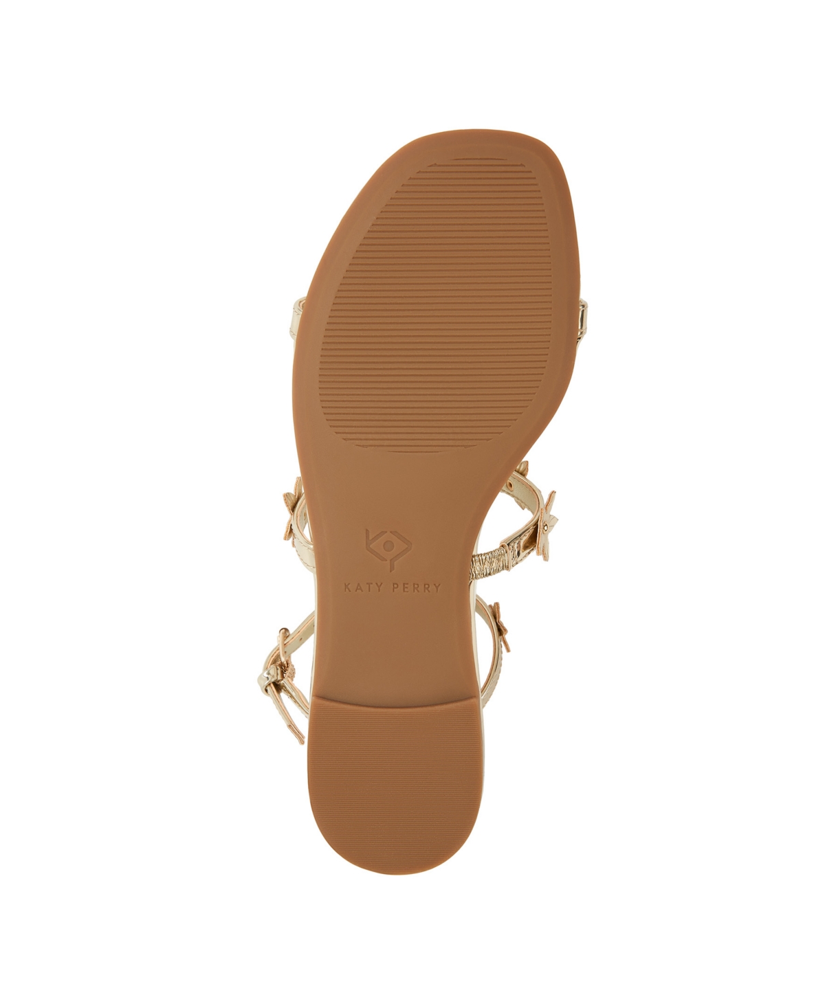 Shop Katy Perry Women's Halie Gladiator Round Toe Sandals In Champagne