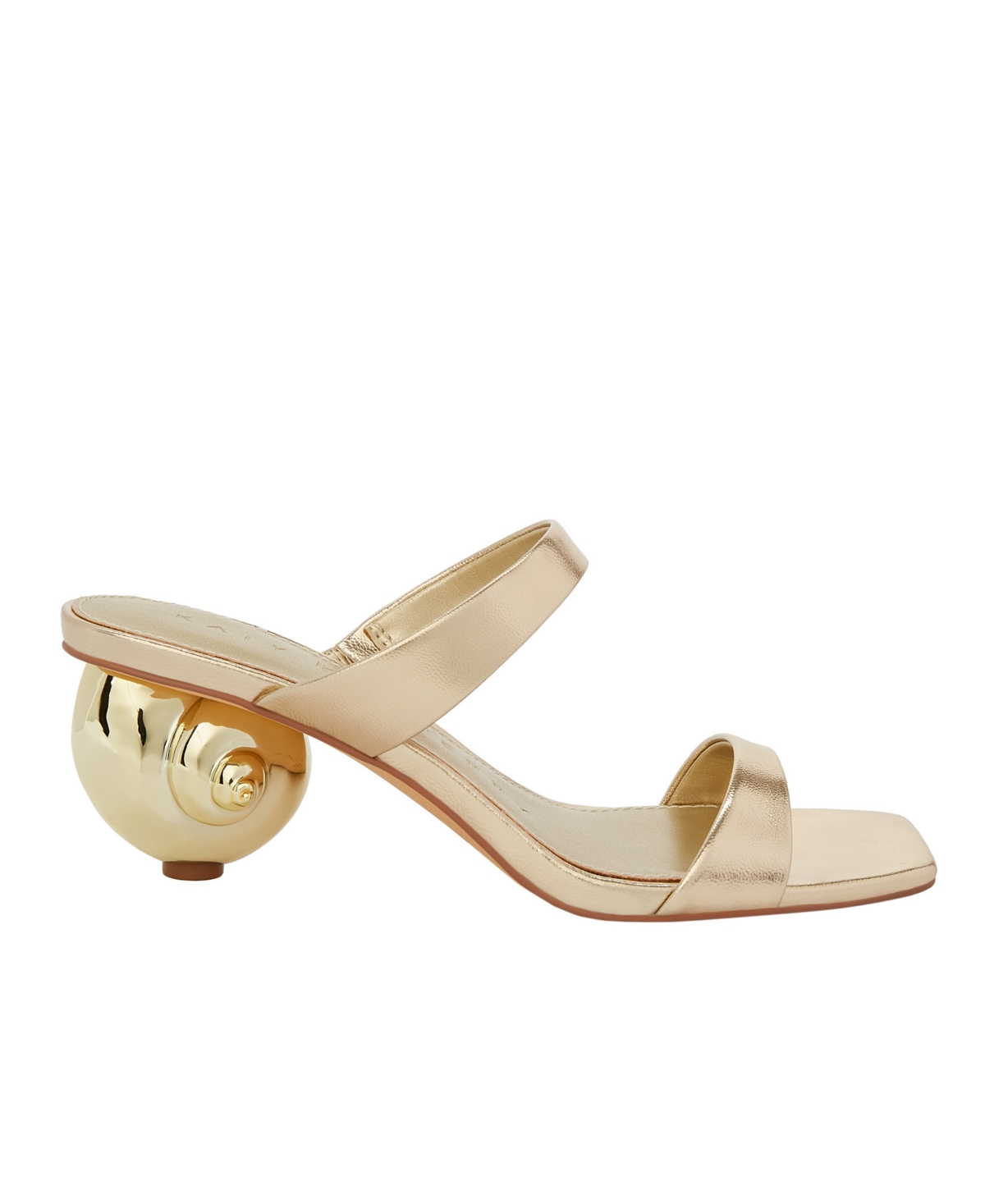 KATY PERRY WOMEN'S MARITIME TWO BAND SLIP-ON SHELL SANDALS 